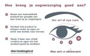 Aanbrengen oogverzorging