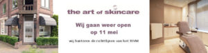 The art of skincare huidinstituut schoonheidssalon Soest Baarn Amersfoort Hilversum